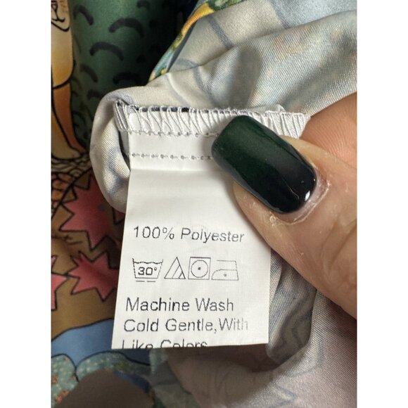 Shein Curvy Womens 3XL Cat Print Top Novelty Art To Wear Blouse Crazy Cat Lady - Picture 5 of 8